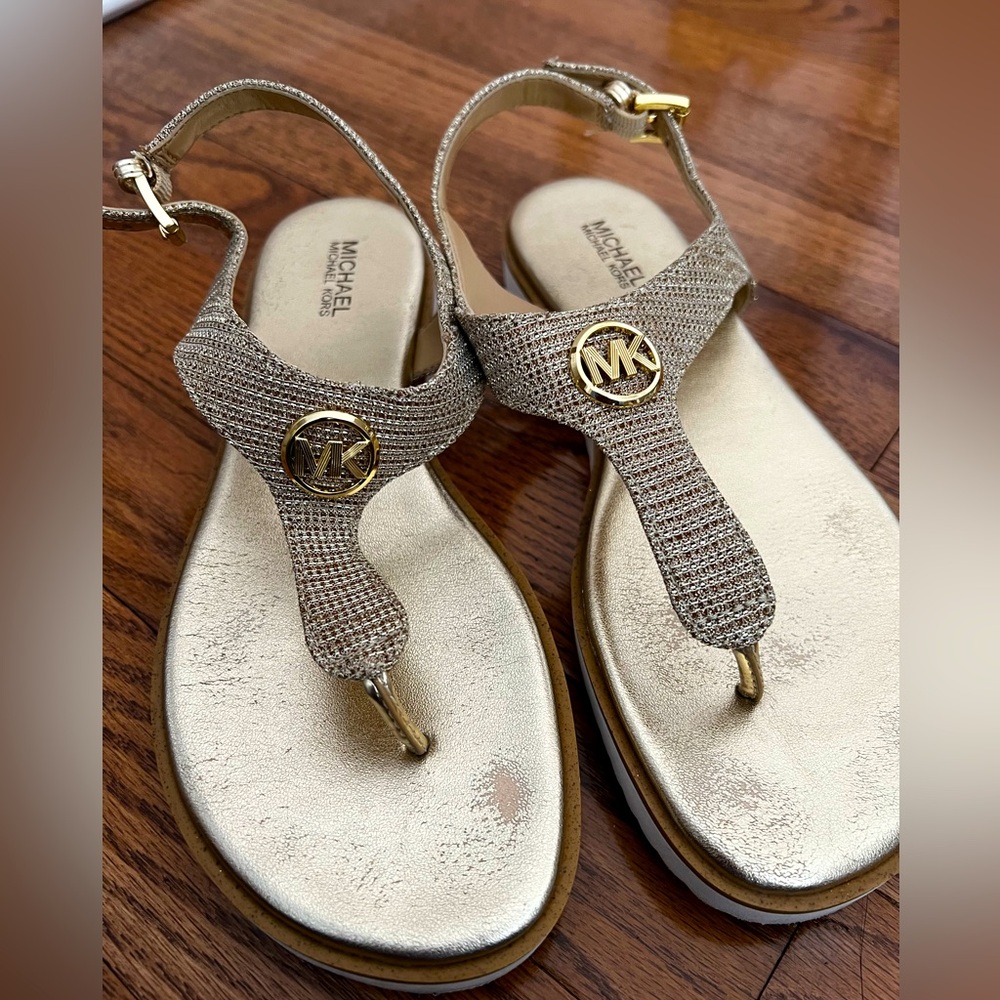 Michael Kors Metallic Gold Women's Sandals